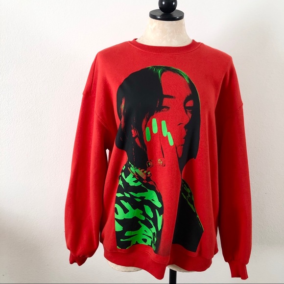 billie eilish h&m sweater